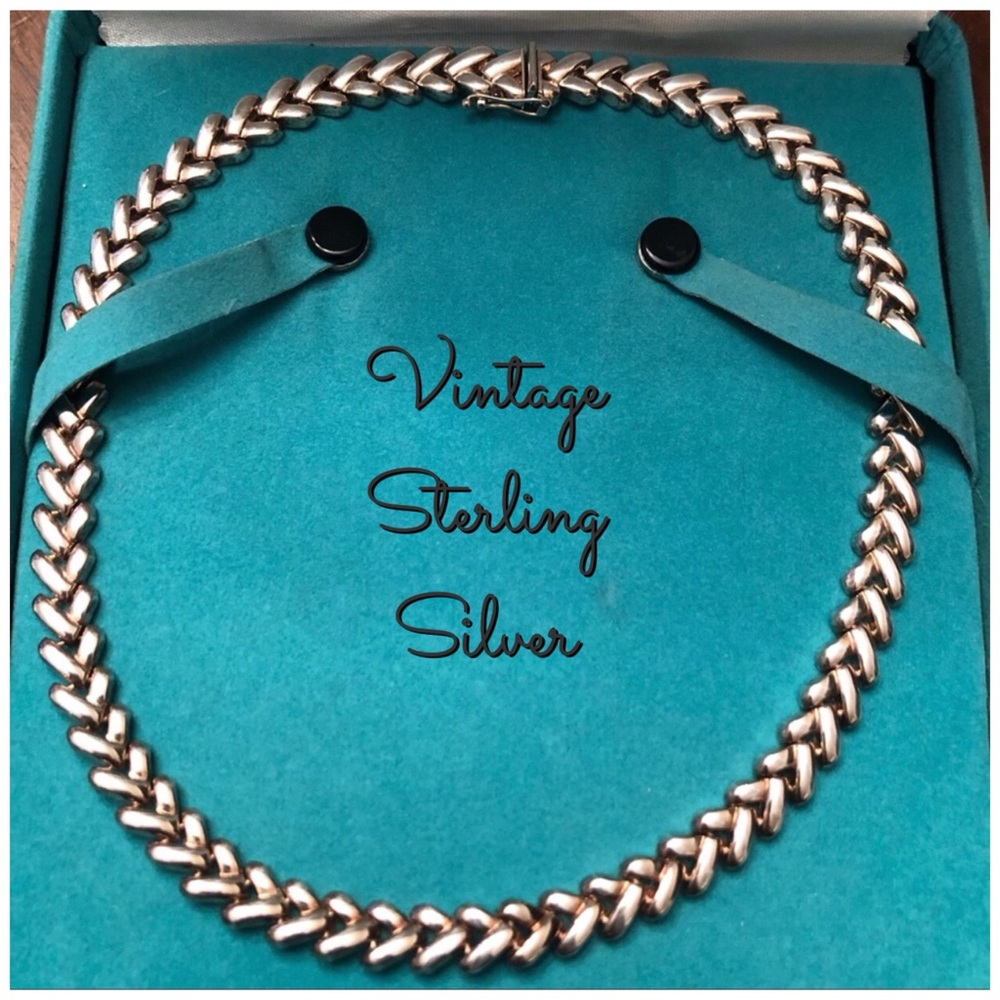 Italy 925 chevron link choker